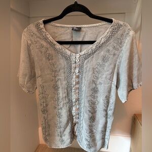 Embroidered Top